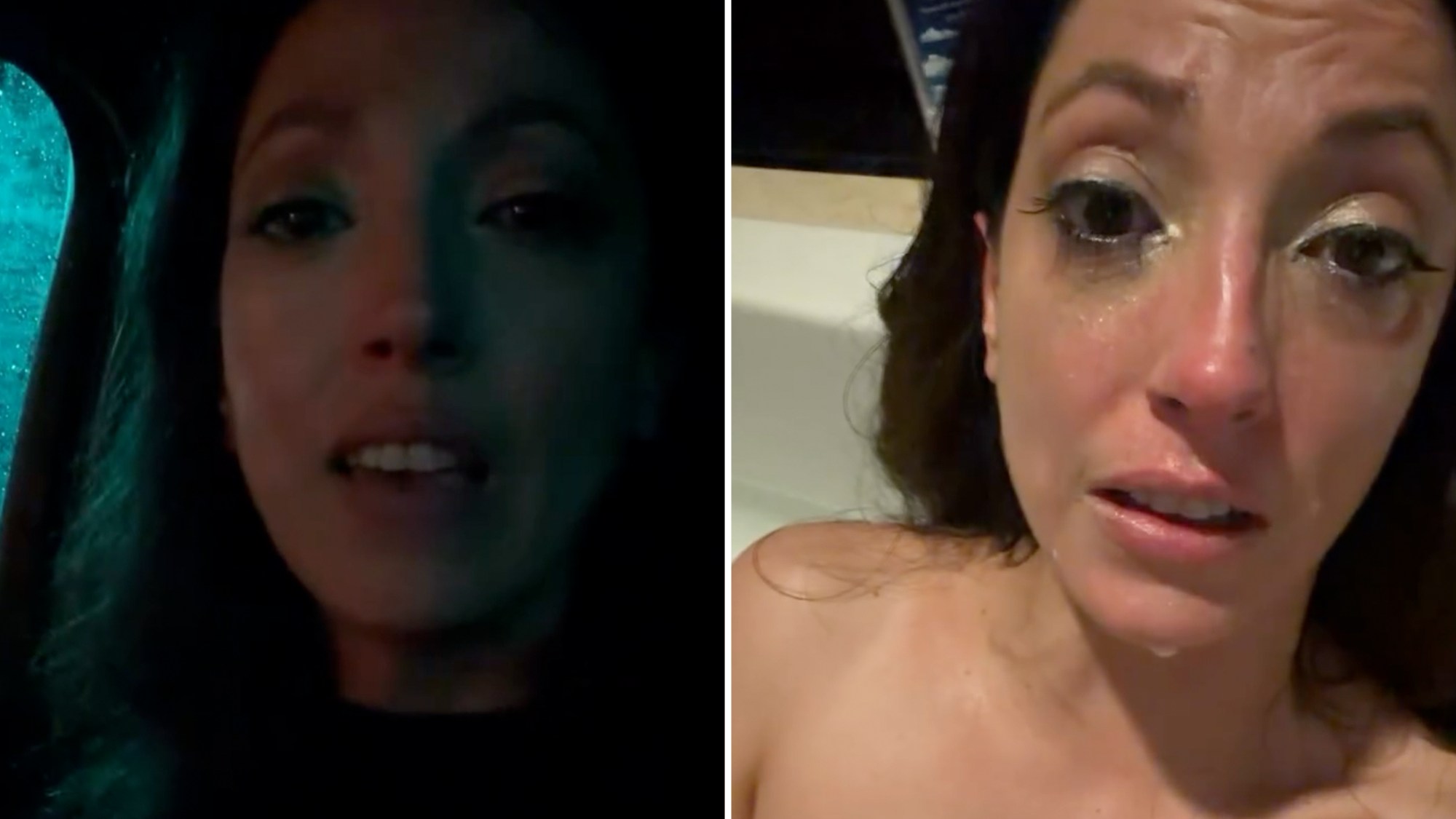 Former porn star Jenna Haze posted several disturbing videos to social media before being hospitalized. (Instagram)