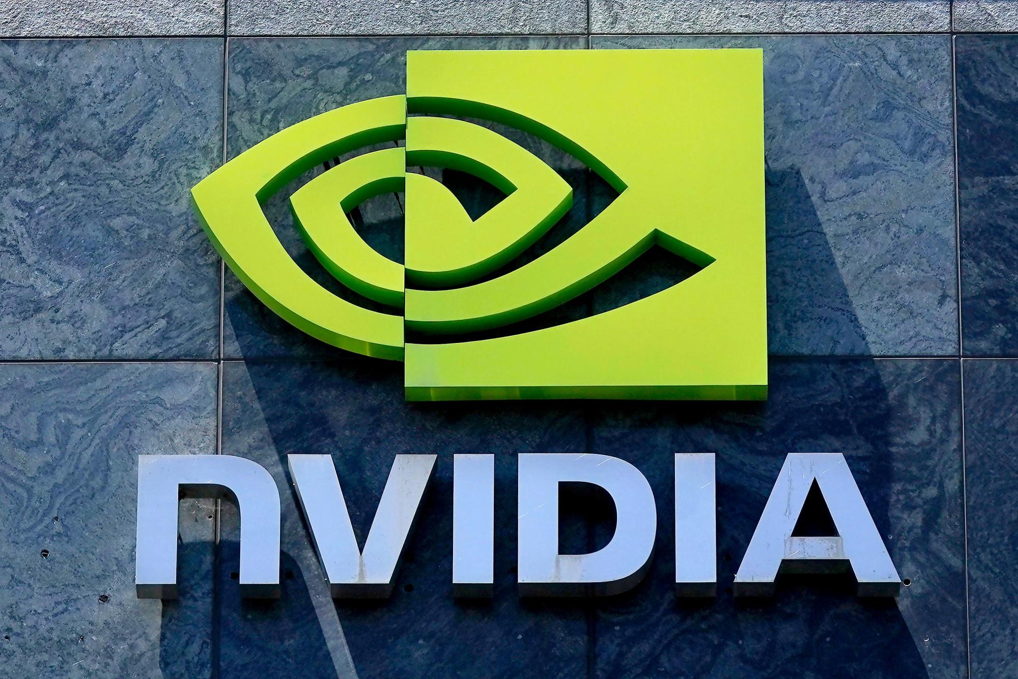 FILE – A sign for a Nvidia building is shown in Santa Clara, Calif., May 31, 2023. (AP Photo/Jeff Chiu, File)
