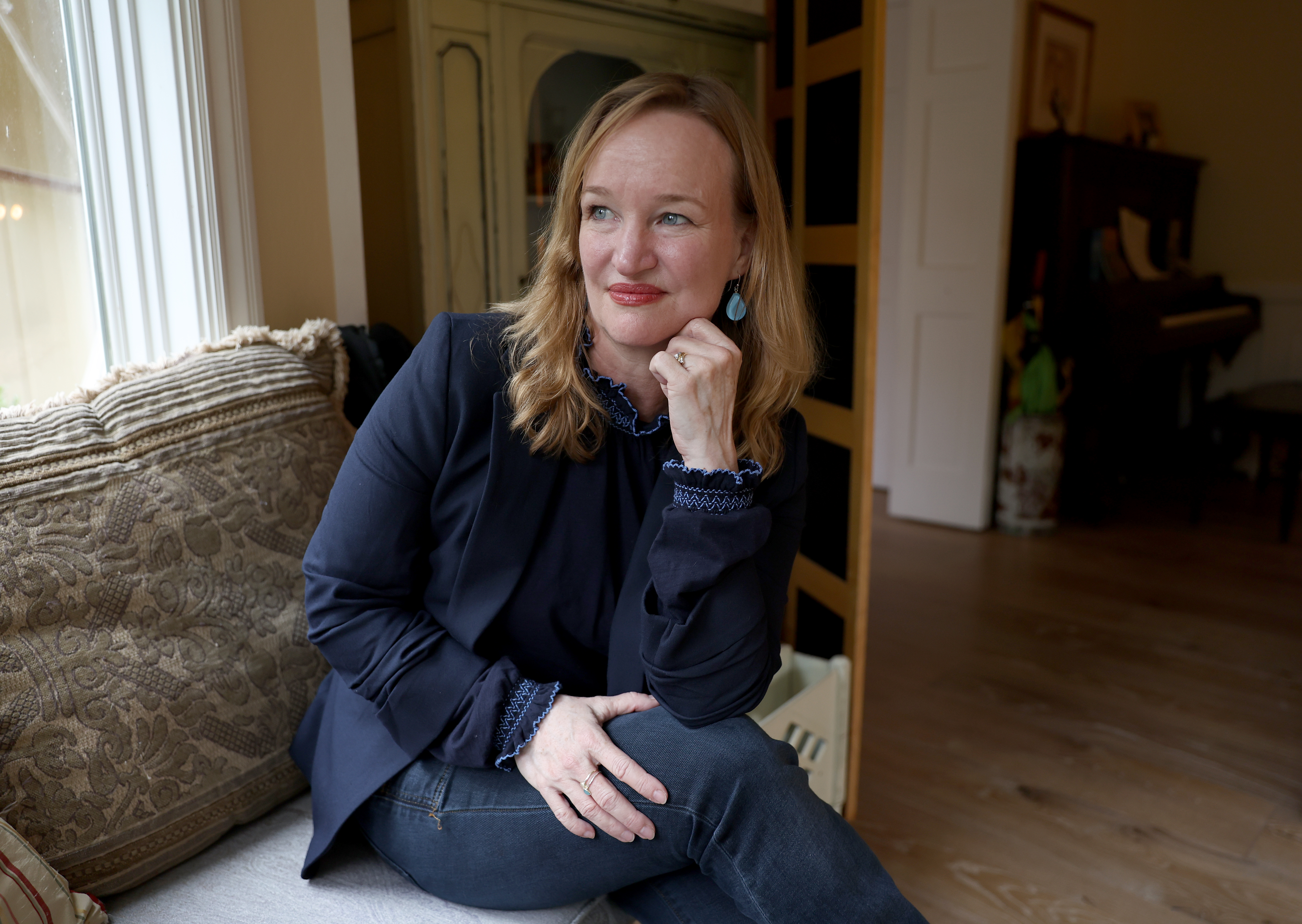 Professor Alexa Koenig, faculty director of the Human Rights Center at UC Berkeley, at her home in San Rafael, Calif., on Tuesday, Dec. 23, 2025. Koenig led the team that did the research which helped document allegations of beatings, sexual abuse and inhumane conditions at an El Salvadoran prison that held Venezuelan immigrants sent there by the Trump administration. CBS News is drawing criticism for pulling a “60 Minutes” segment highlighting the research. (Jane Tyska/Bay Area News Group)